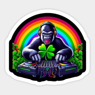 St Patricks Day Saint Paddys Patty's Day Irish Ireland Dj Sticker